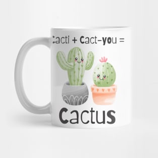 Funny Kawaii Cacti Mug